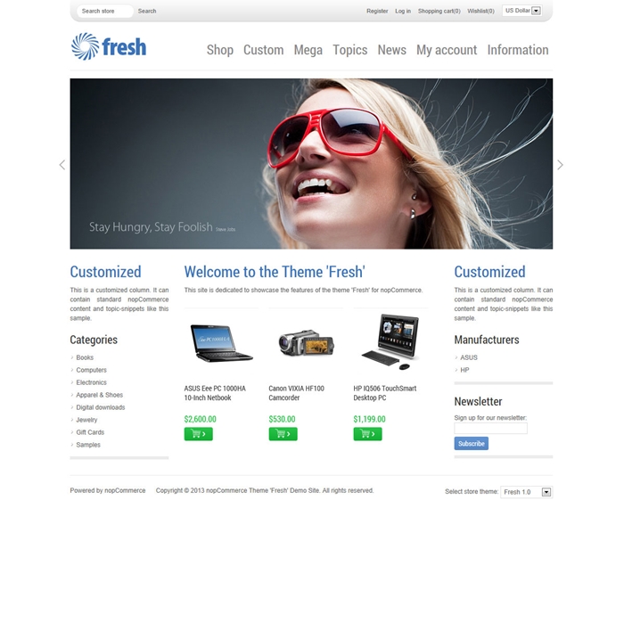 Picture of Theme 'Fresh'